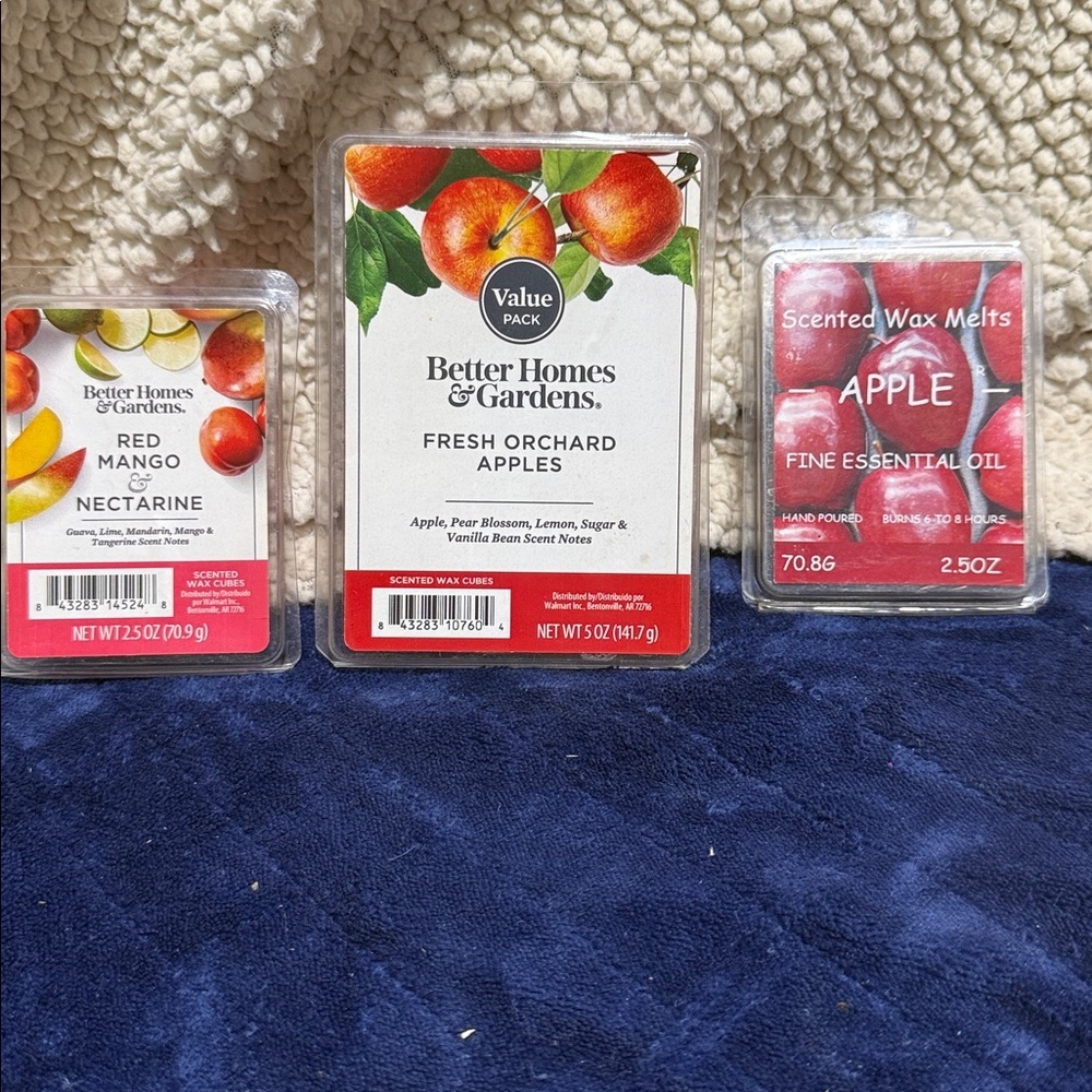 Better Homes & Gardens & other brands Wax Melt packs